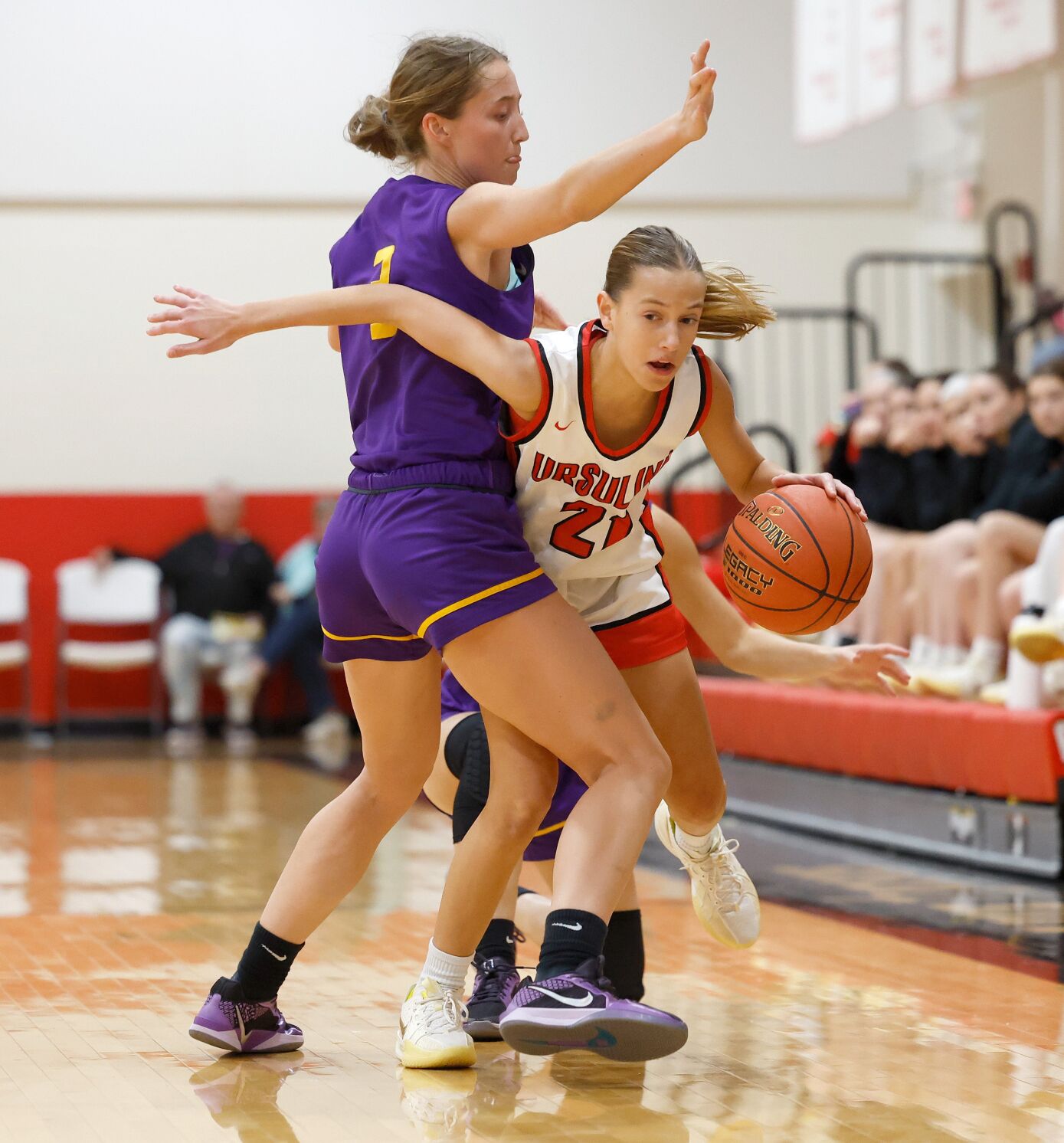 Visitation Christmas Tournament, first round: Ursuline v. Eureka